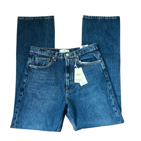 NWT Mango Blue Flare Jeans - Picture 1 of 5